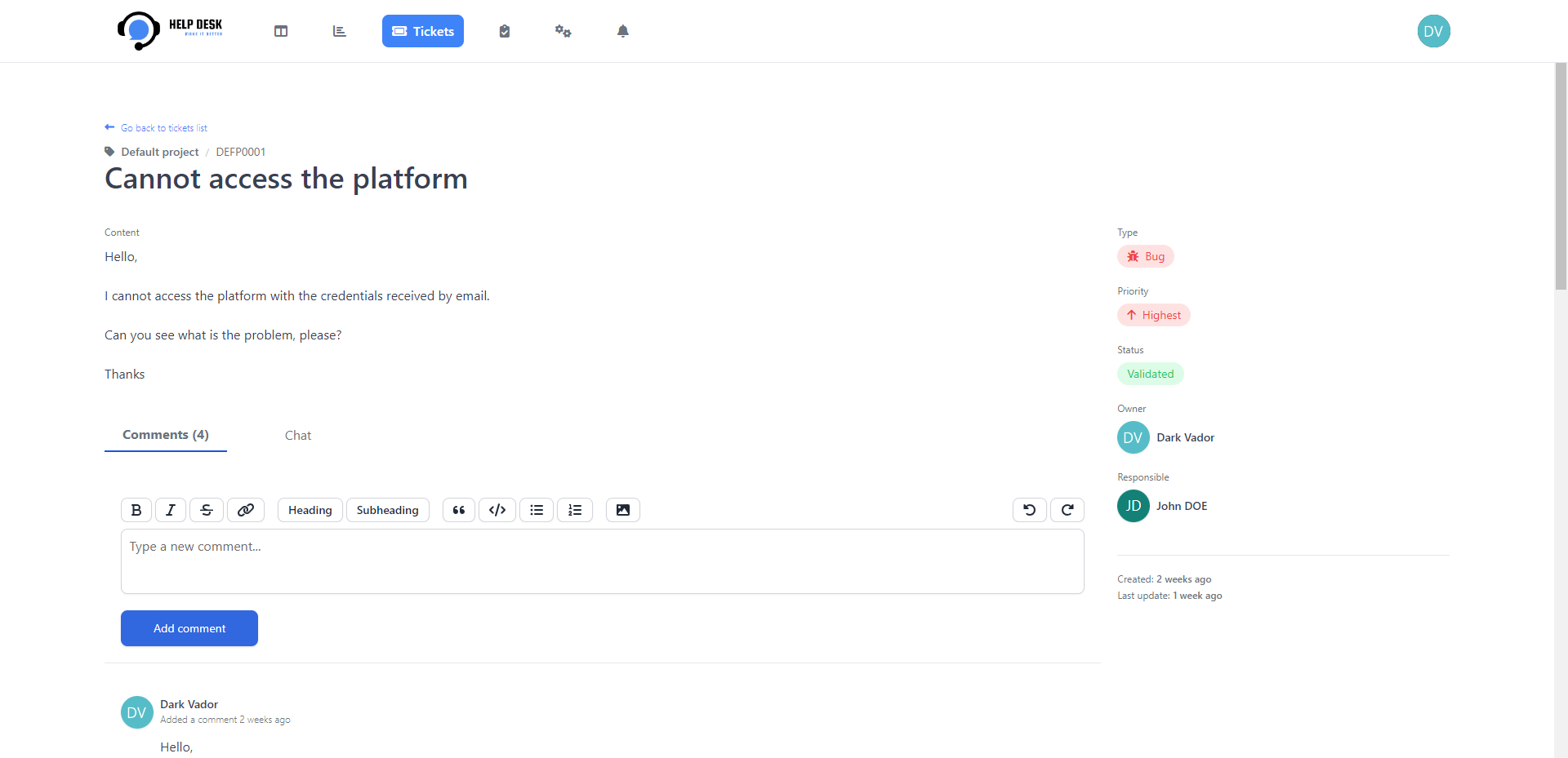 help-desk screenshot 4