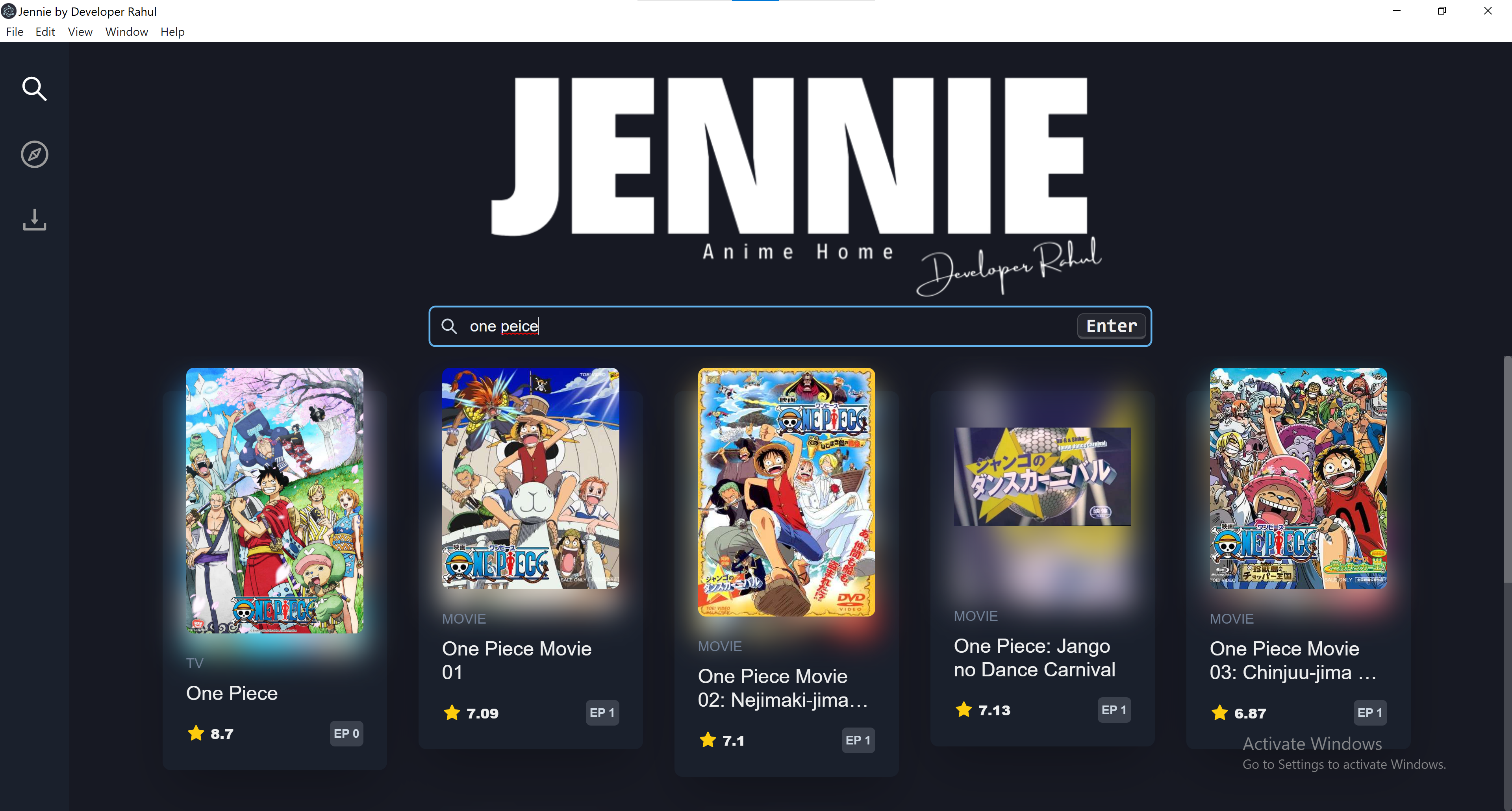 jennie-anime-player screenshot 4