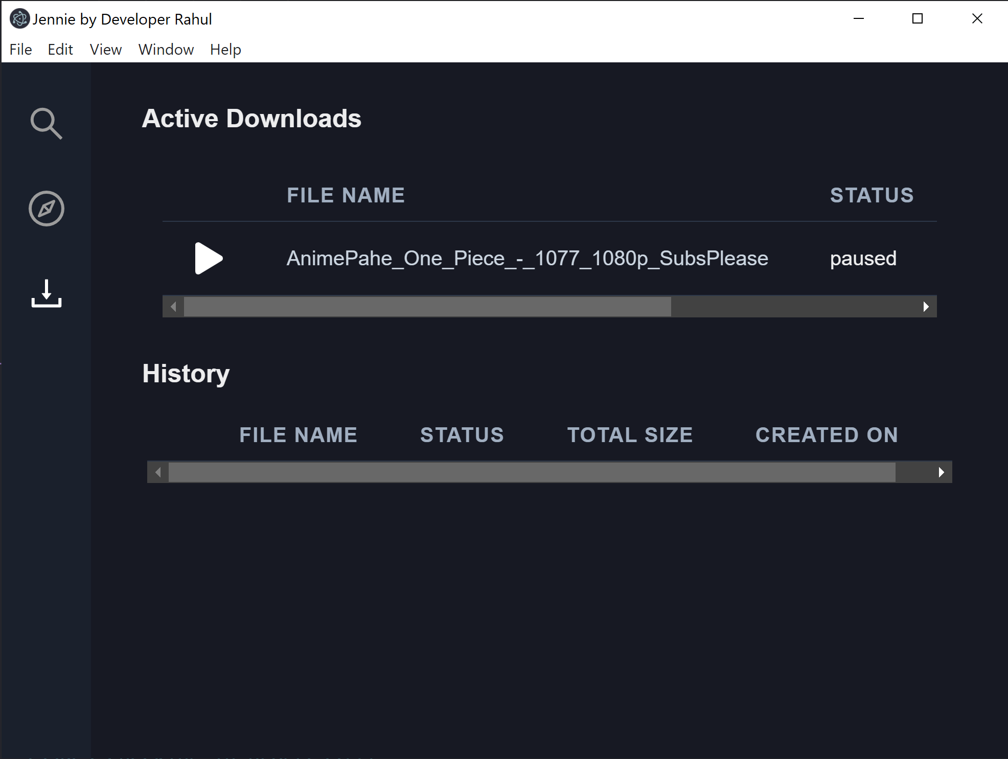 jennie-anime-player screenshot 2