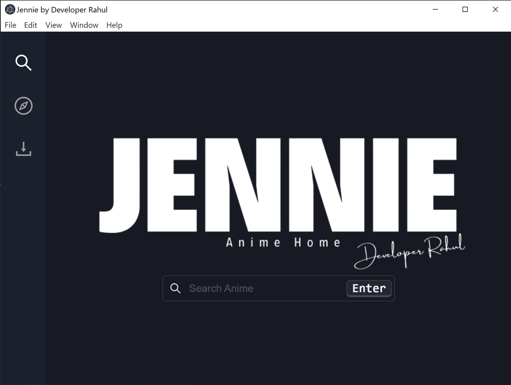 jennie-anime-player screenshot 1