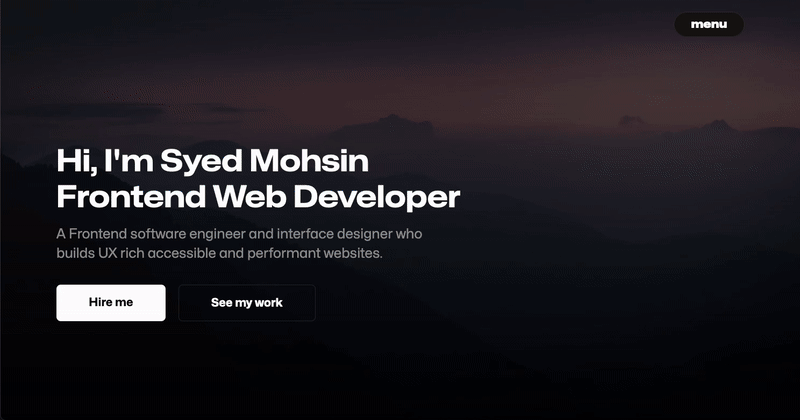 portfolio-template screenshot 1