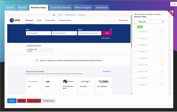 changedetection.io screenshot 4