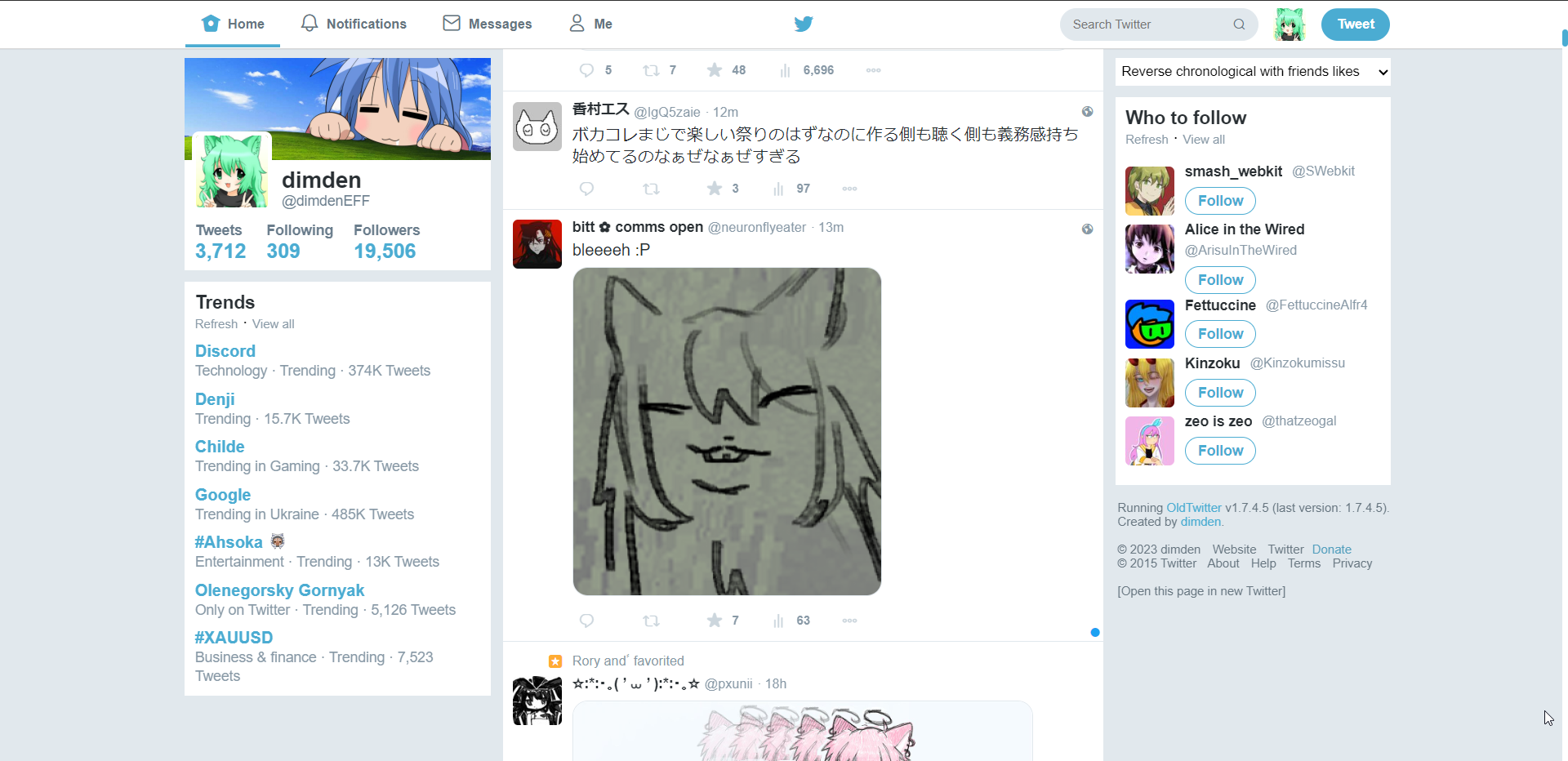 OldTwitter screenshot 7