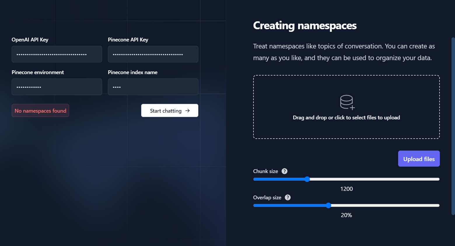 doc-chatbot screenshot 2