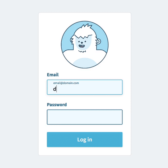 loginform screenshot 1