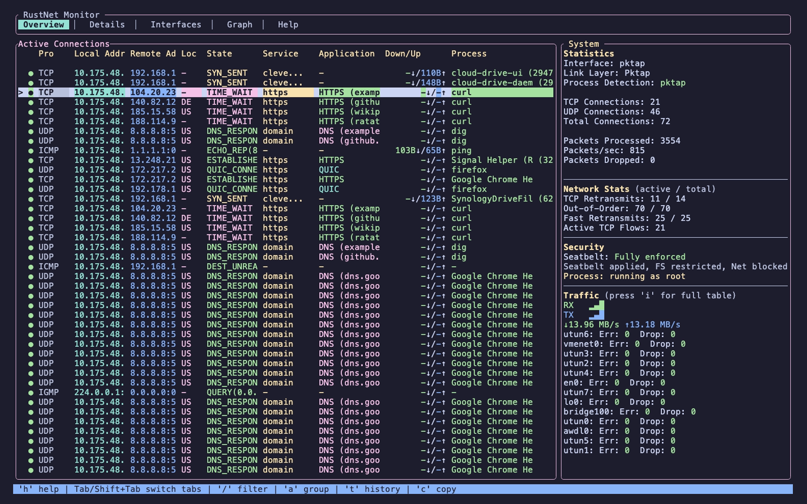 rustnet screenshot 2