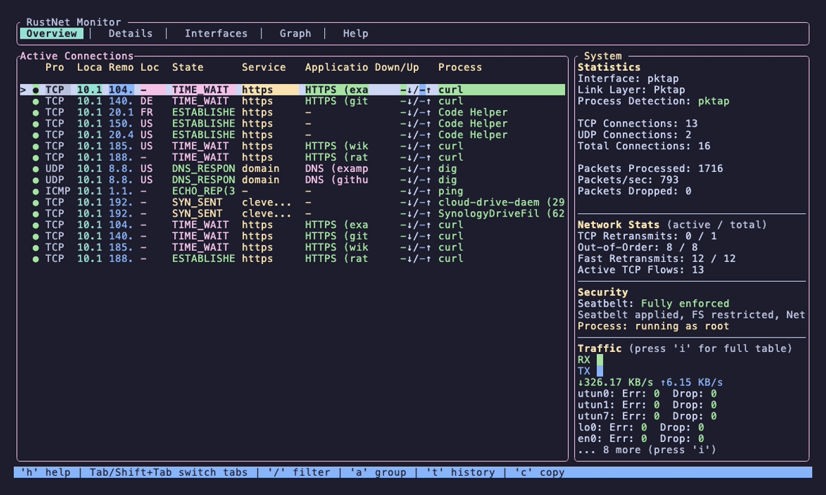 rustnet screenshot 1