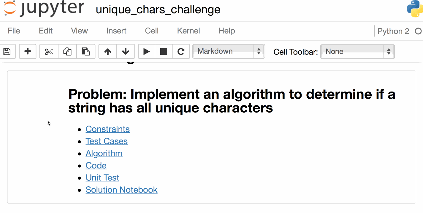 interactive-coding-challenges screenshot 1