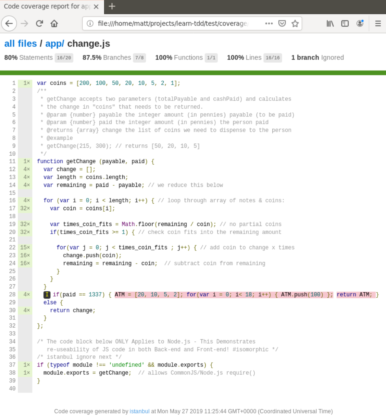 learn-tdd screenshot 17