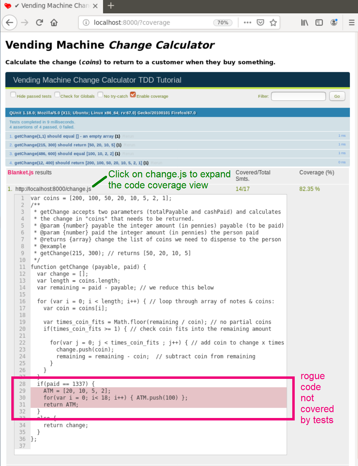 learn-tdd screenshot 14