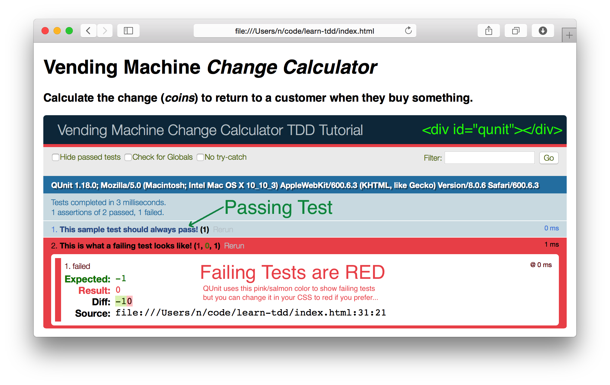 learn-tdd screenshot 5