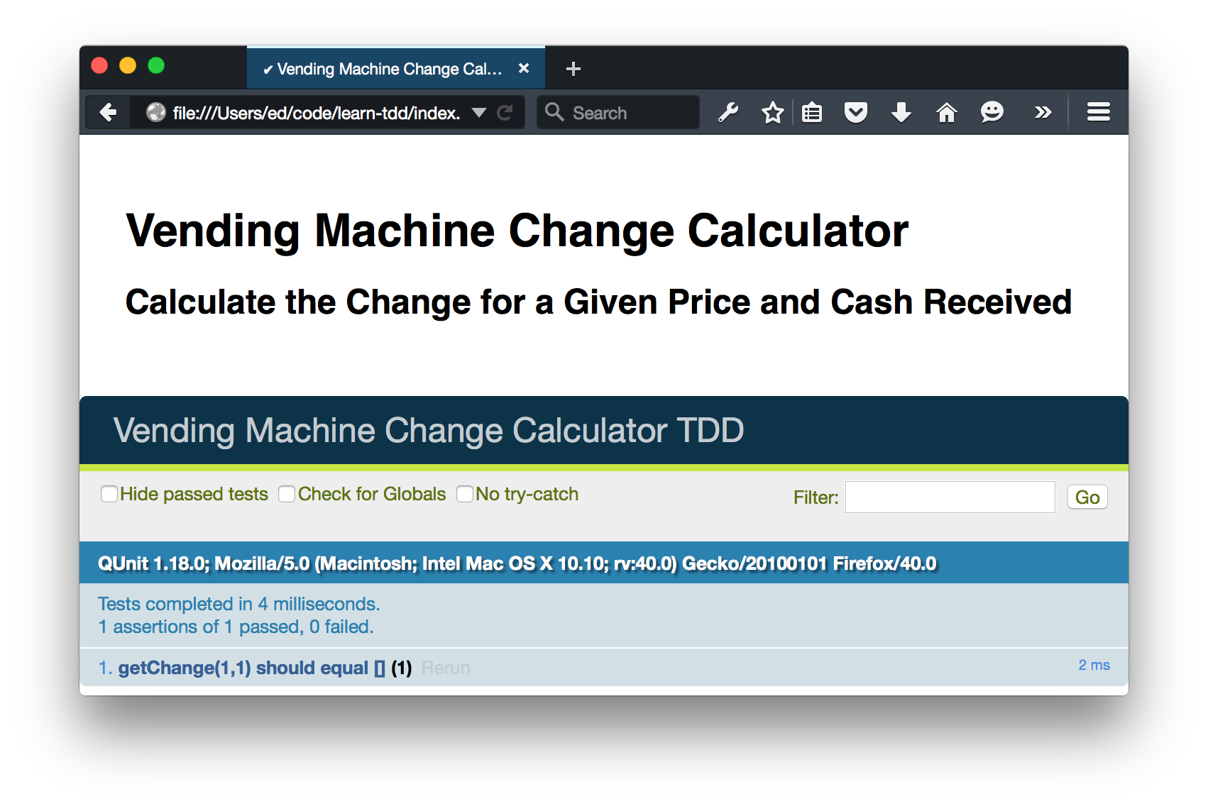 learn-tdd screenshot 9