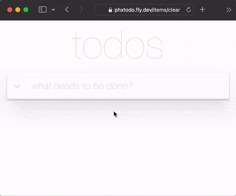 phoenix-todo-list-tutorial screenshot 1