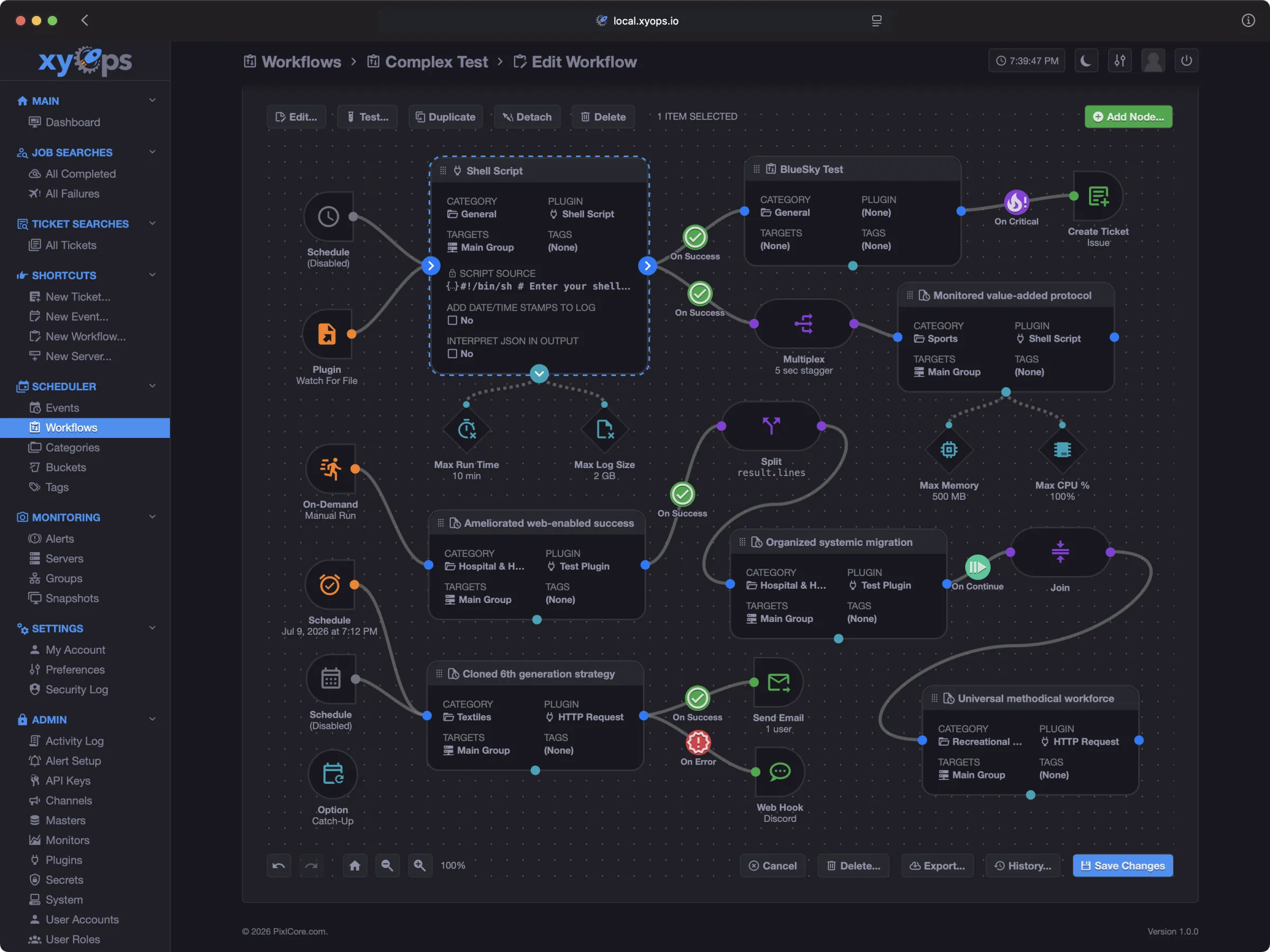 Cronicle screenshot 1