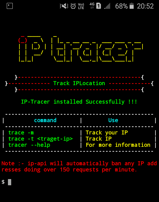 IP-Tracer screenshot 2