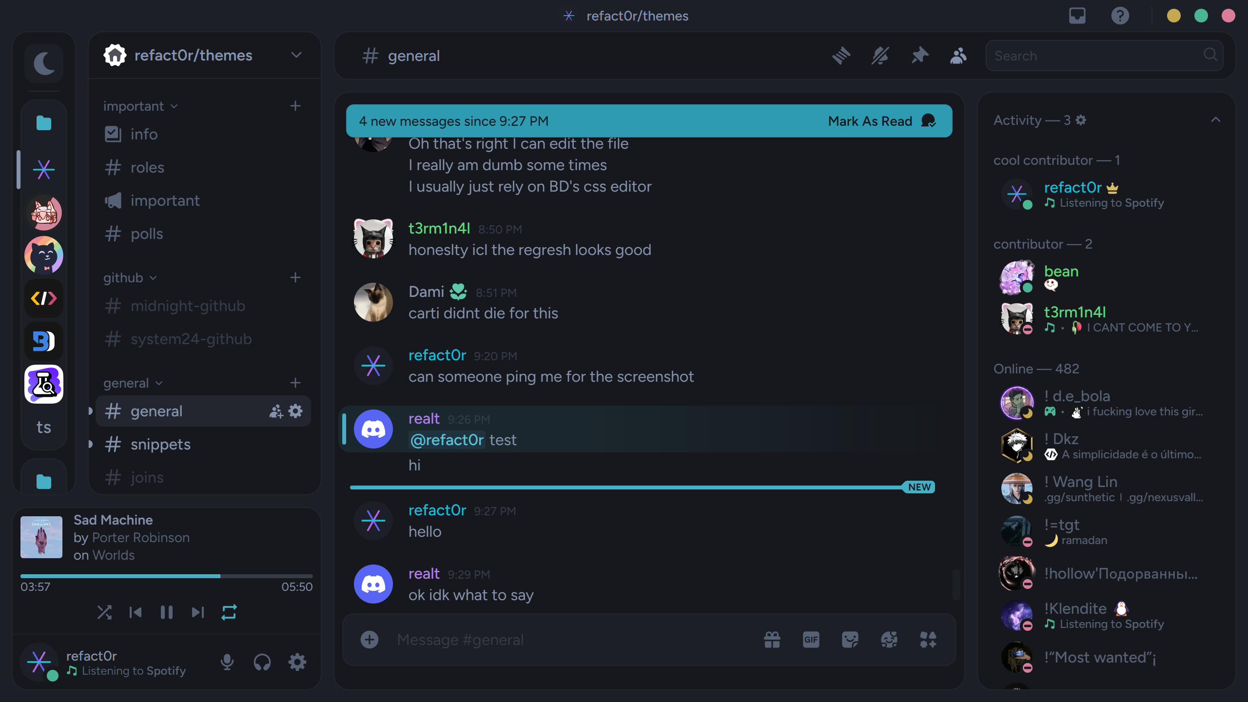 midnight-discord screenshot 2