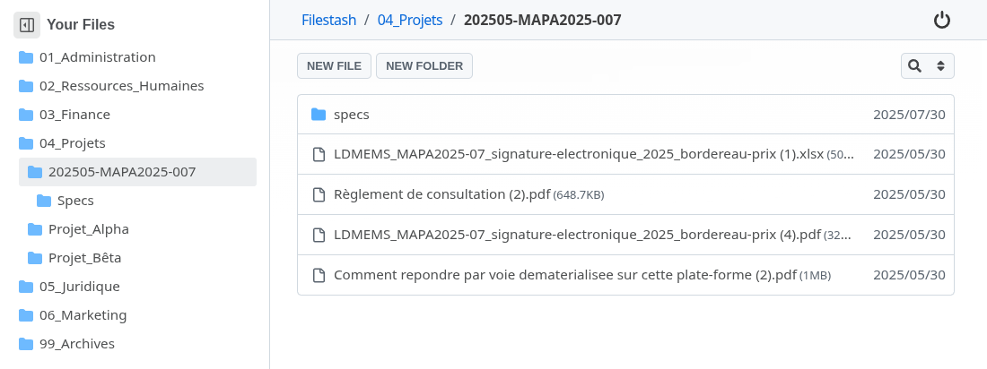 filestash screenshot 3