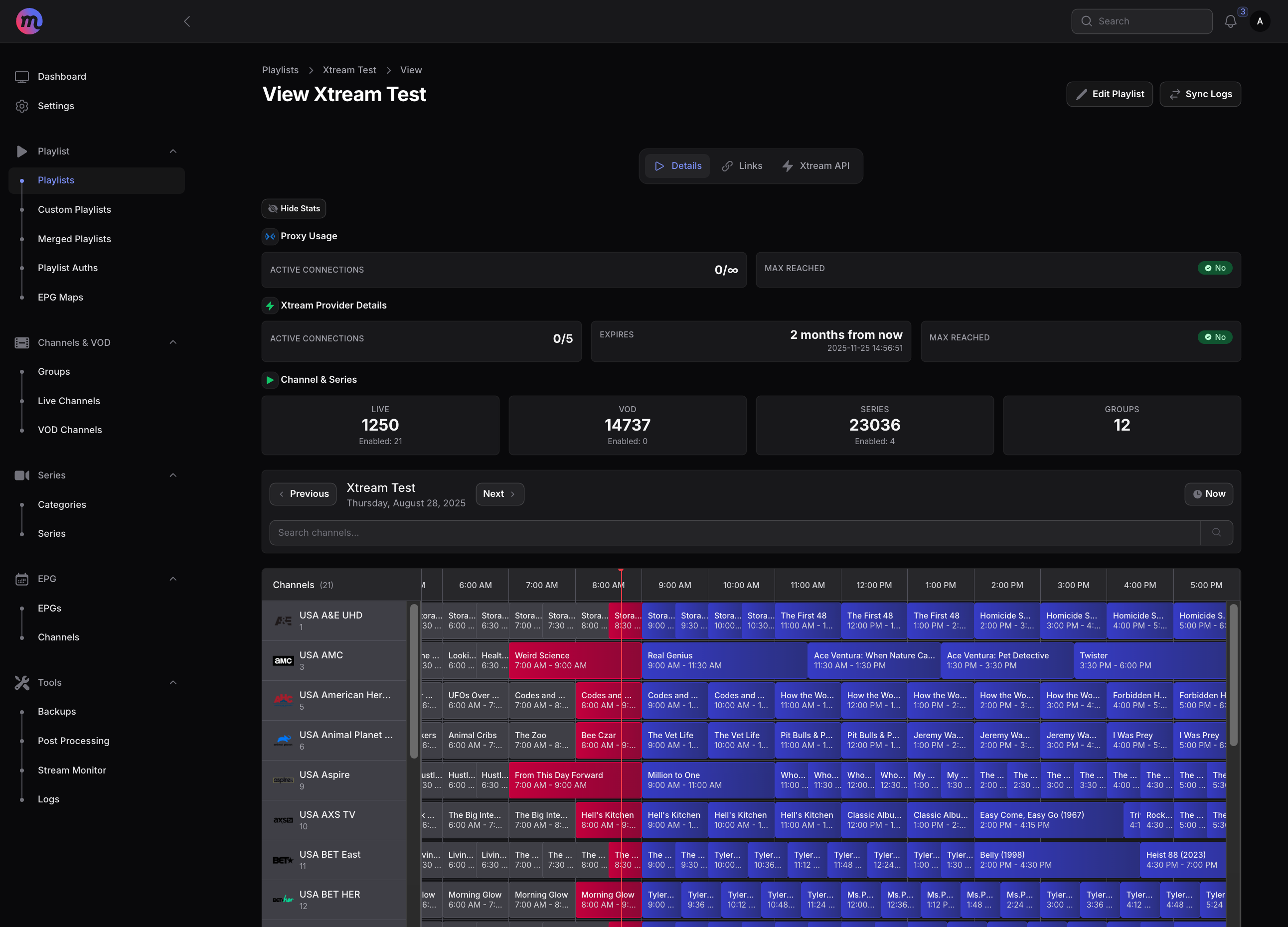 m3u-editor screenshot 3