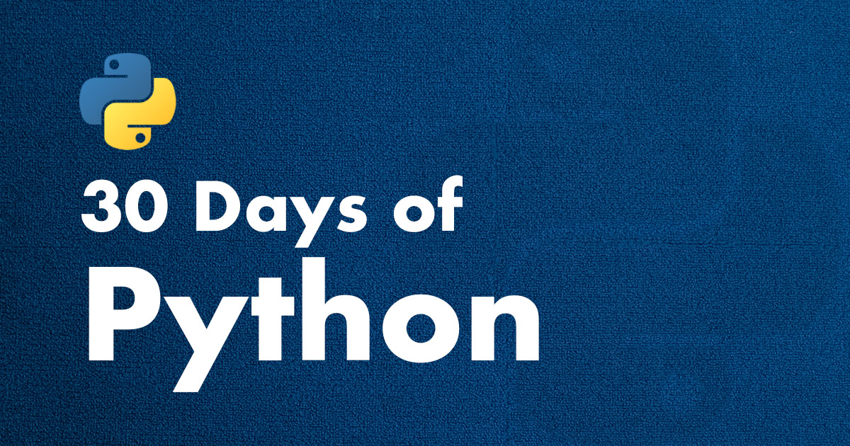 30-Days-of-Python screenshot 1