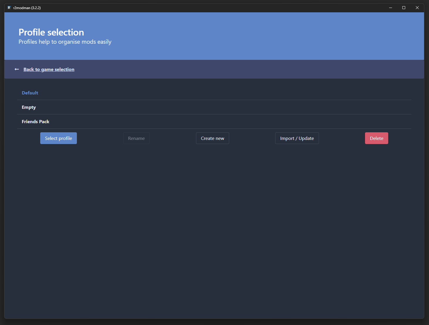 r2modmanPlus screenshot 5