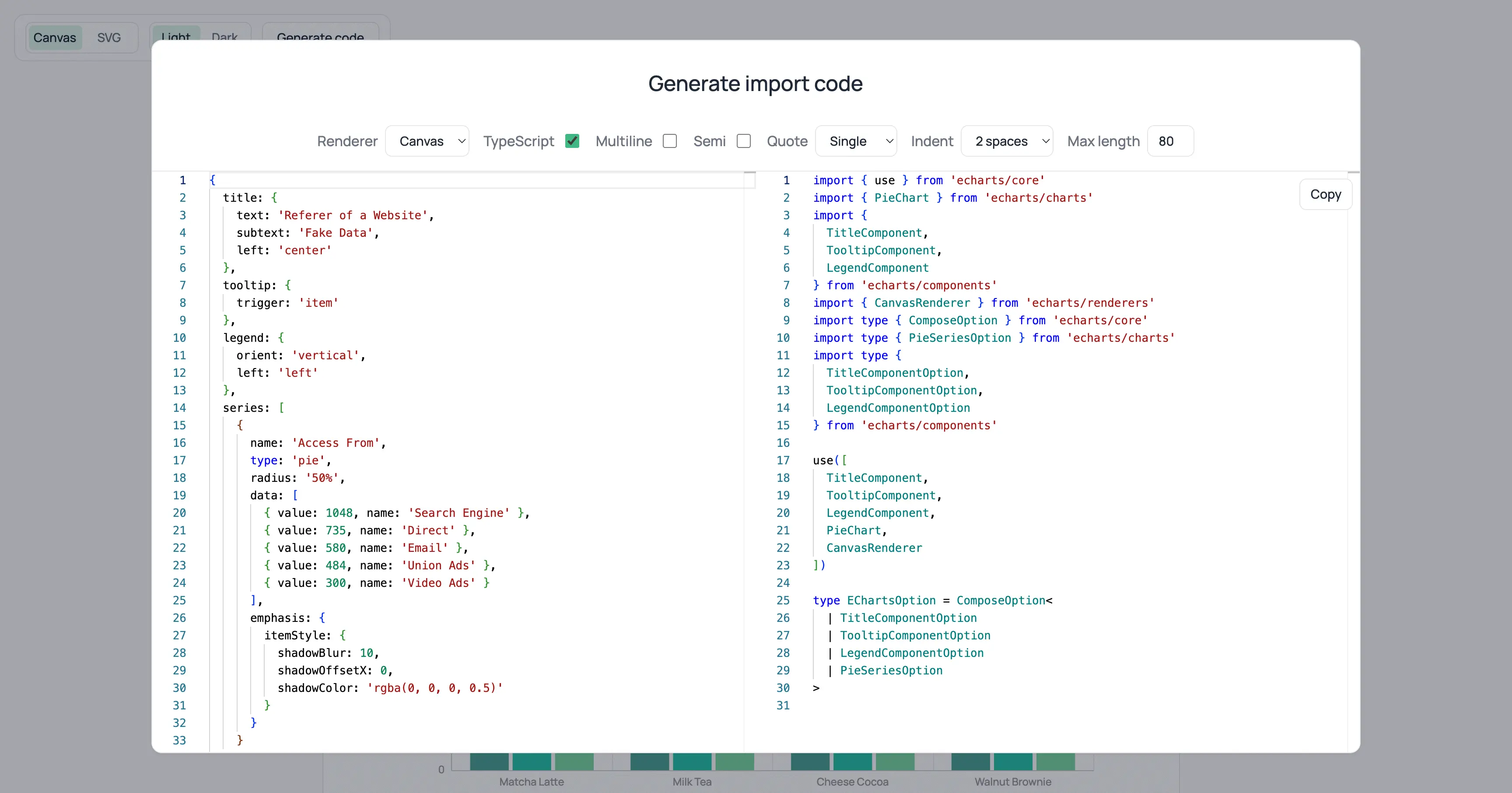vue-echarts screenshot 1