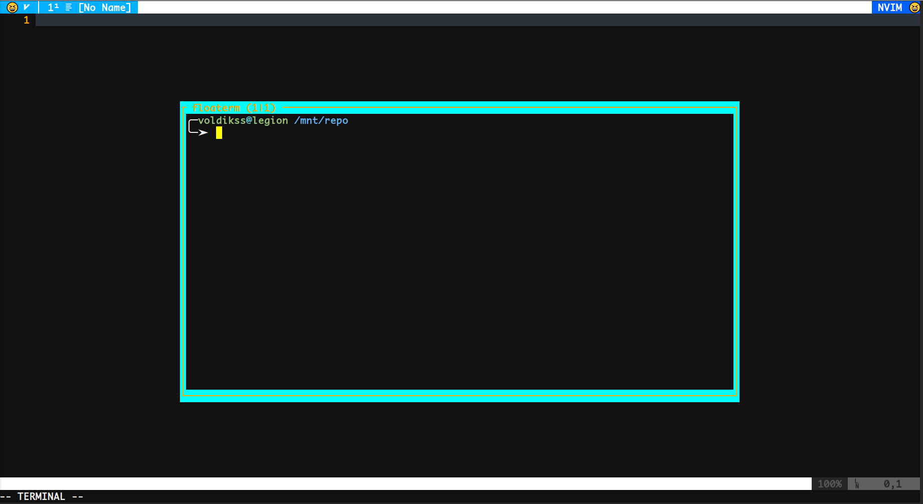 vim-floaterm screenshot 3