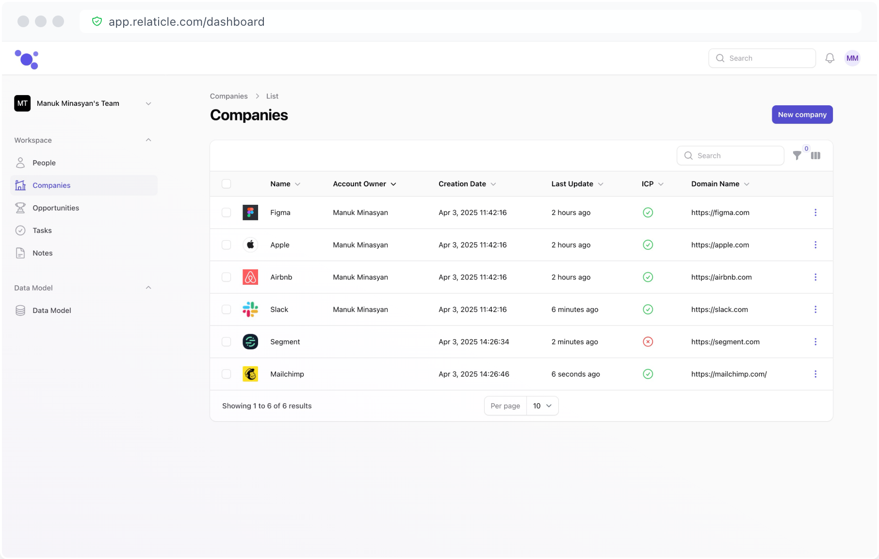 relaticle screenshot 1