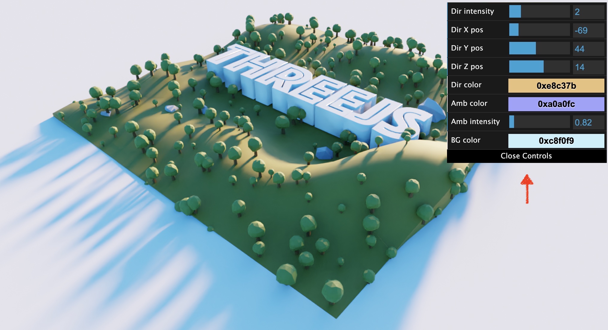 threejs-andy-bolierplate screenshot 3