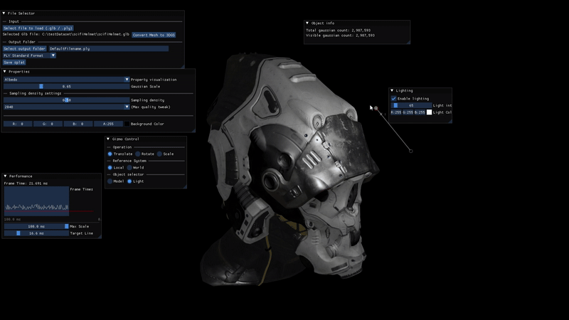 mesh2splat screenshot 3