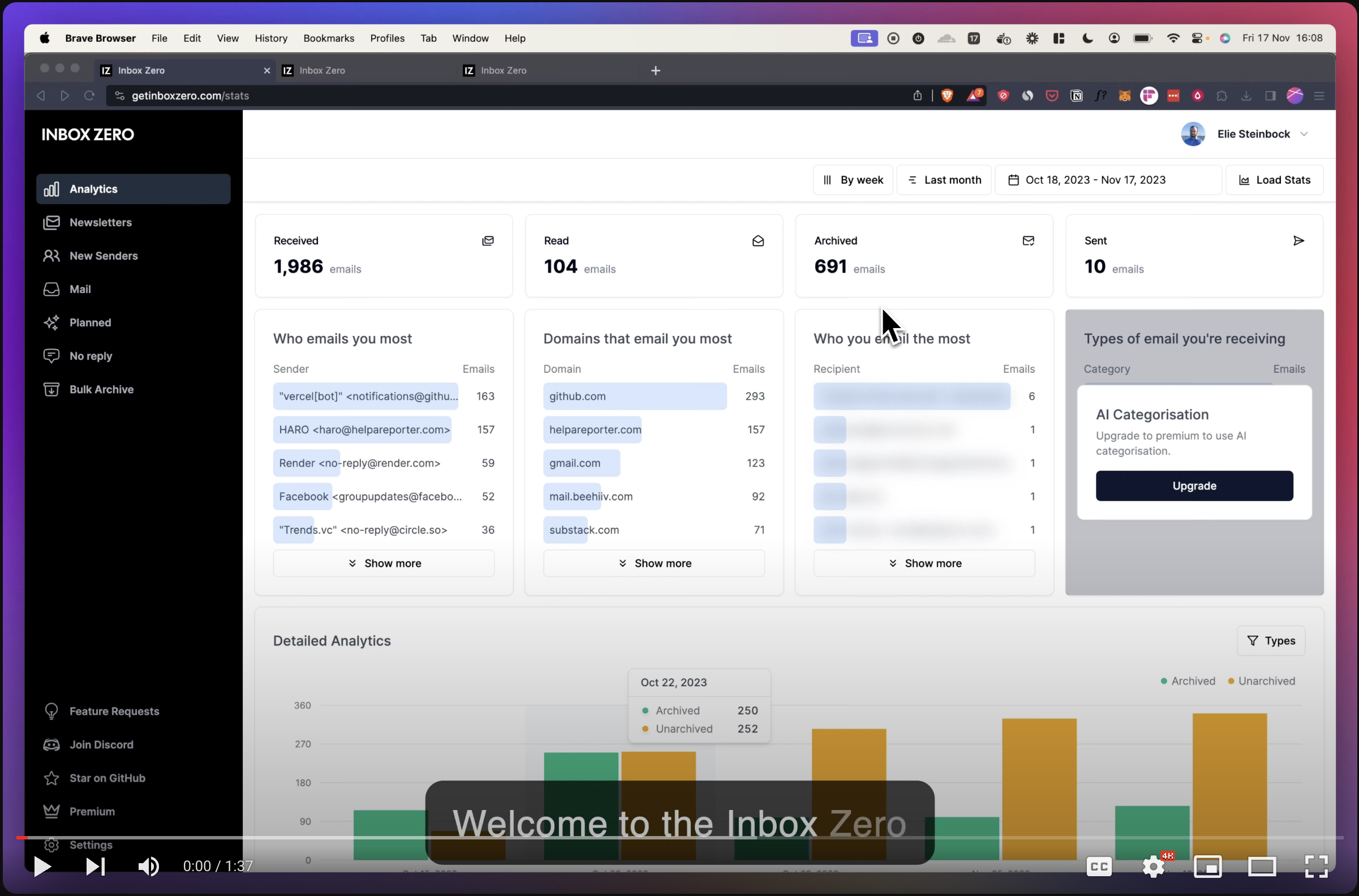 inbox-zero screenshot 2