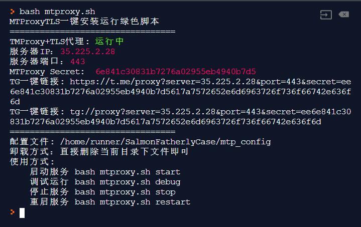 mtproxy screenshot 1