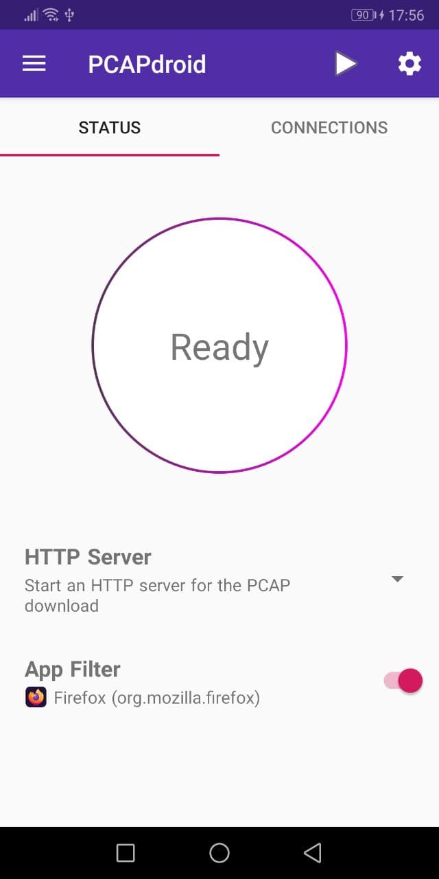 PCAPdroid screenshot 1