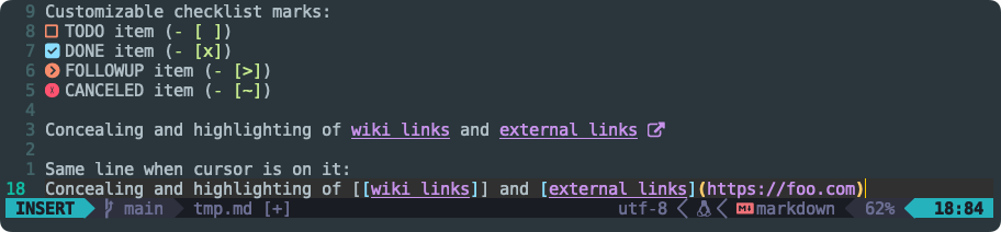 obsidian.nvim screenshot 2