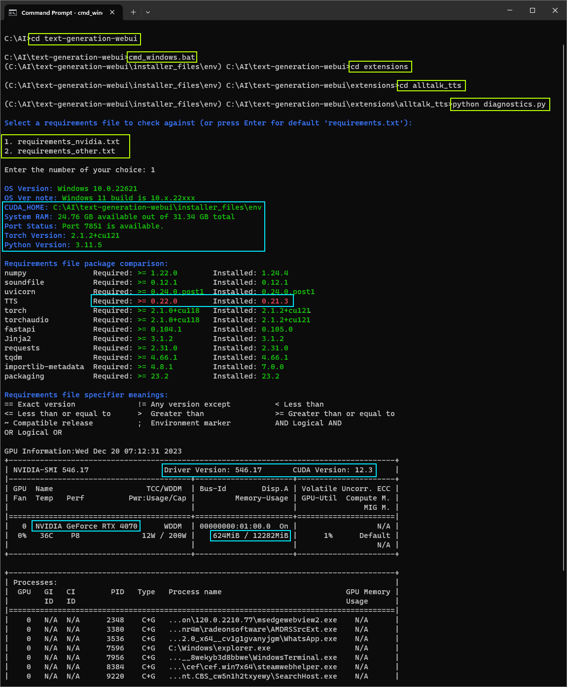 alltalk_tts screenshot 1