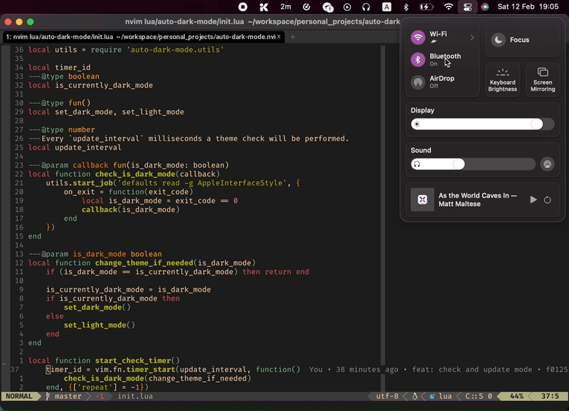 auto-dark-mode.nvim screenshot 1