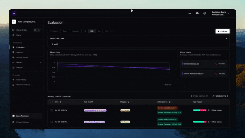 deepeval screenshot 1