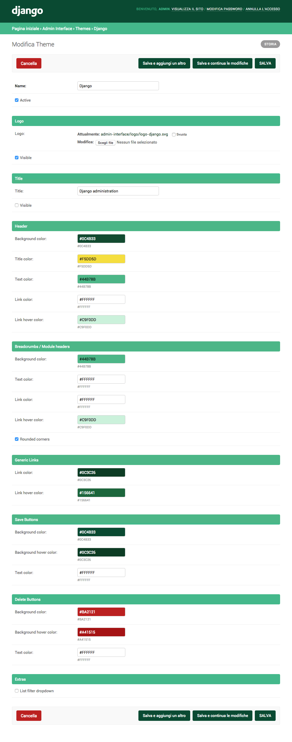 django-admin-interface screenshot 5
