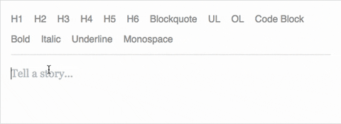draft-js screenshot 1