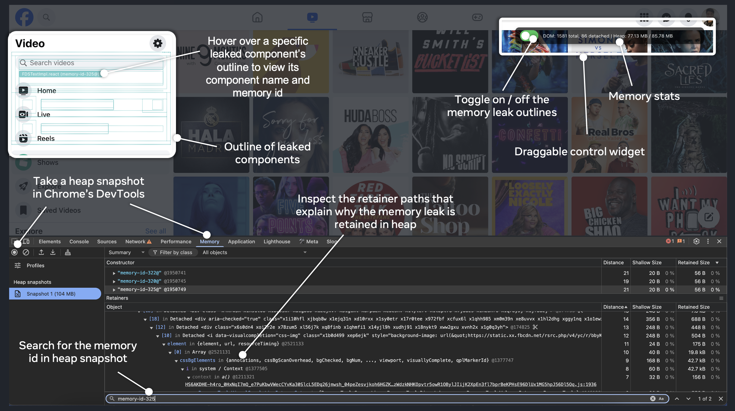 memlab screenshot 3