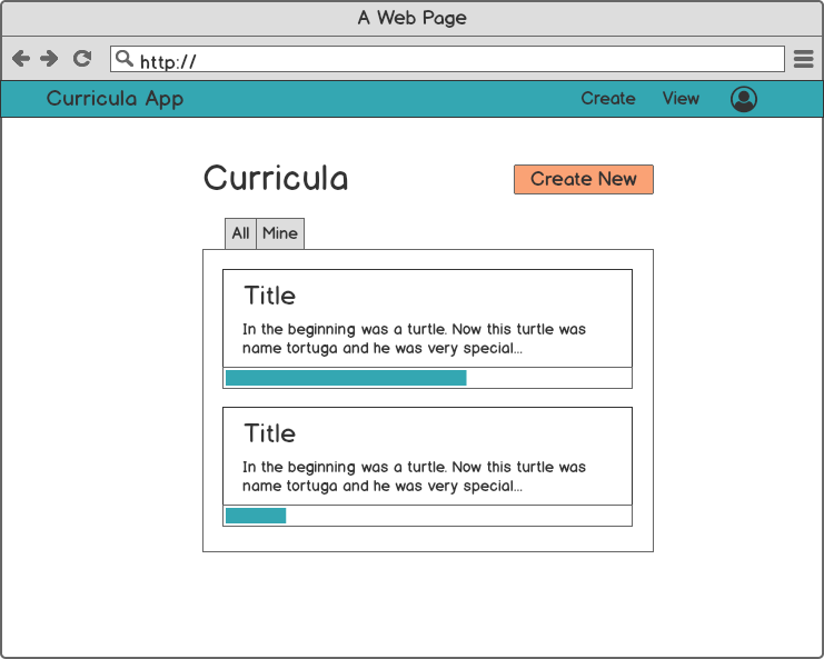 curriculum-app screenshot 2