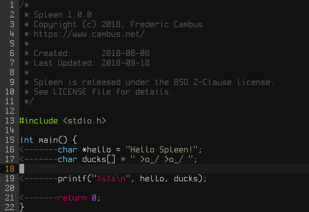 spleen screenshot 1