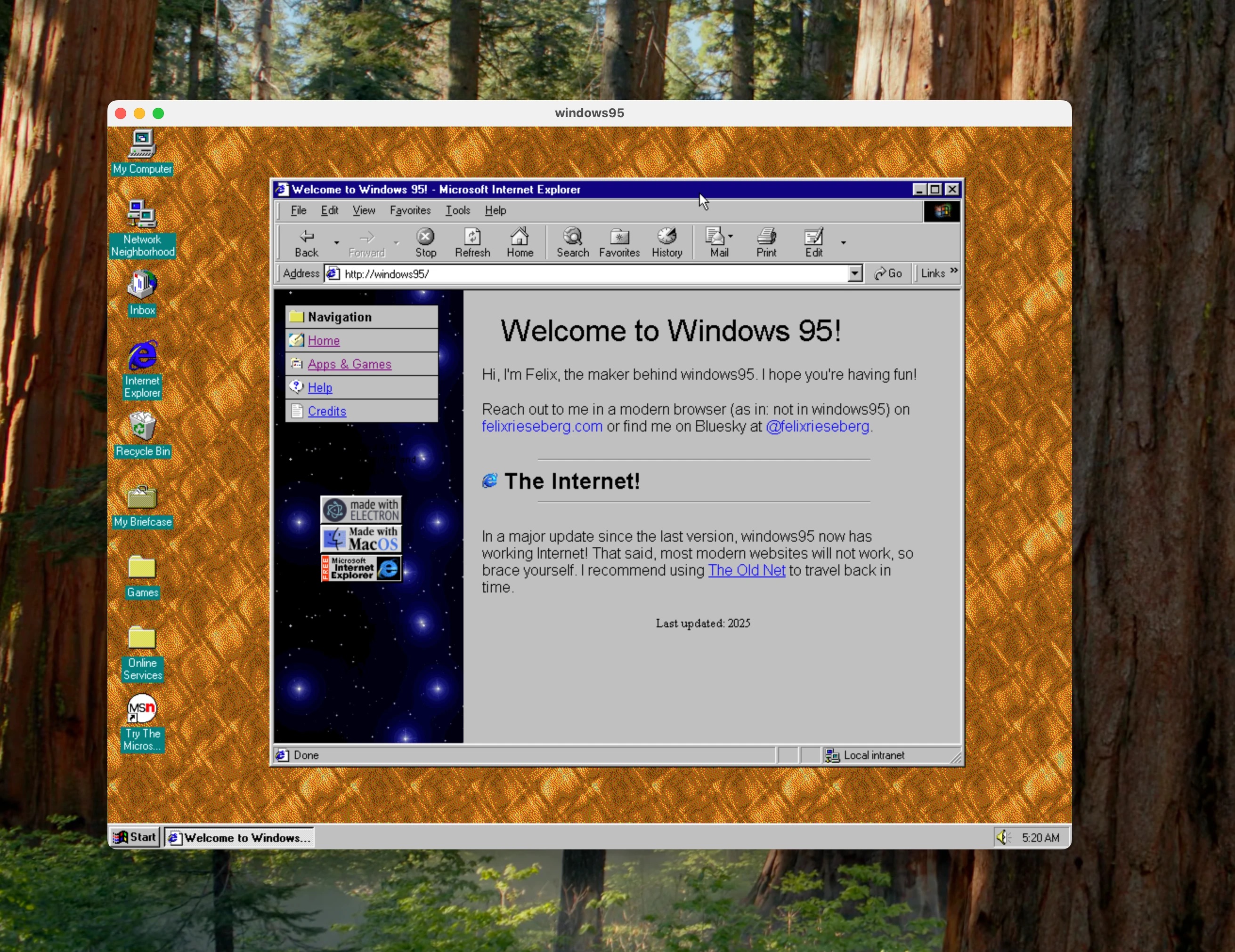 windows95 screenshot 3