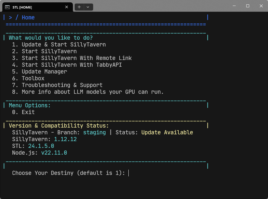 SillyTavern-Launcher screenshot 3