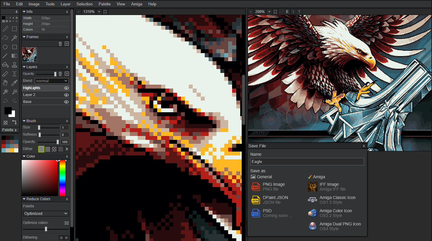 DPaint-js screenshot 1