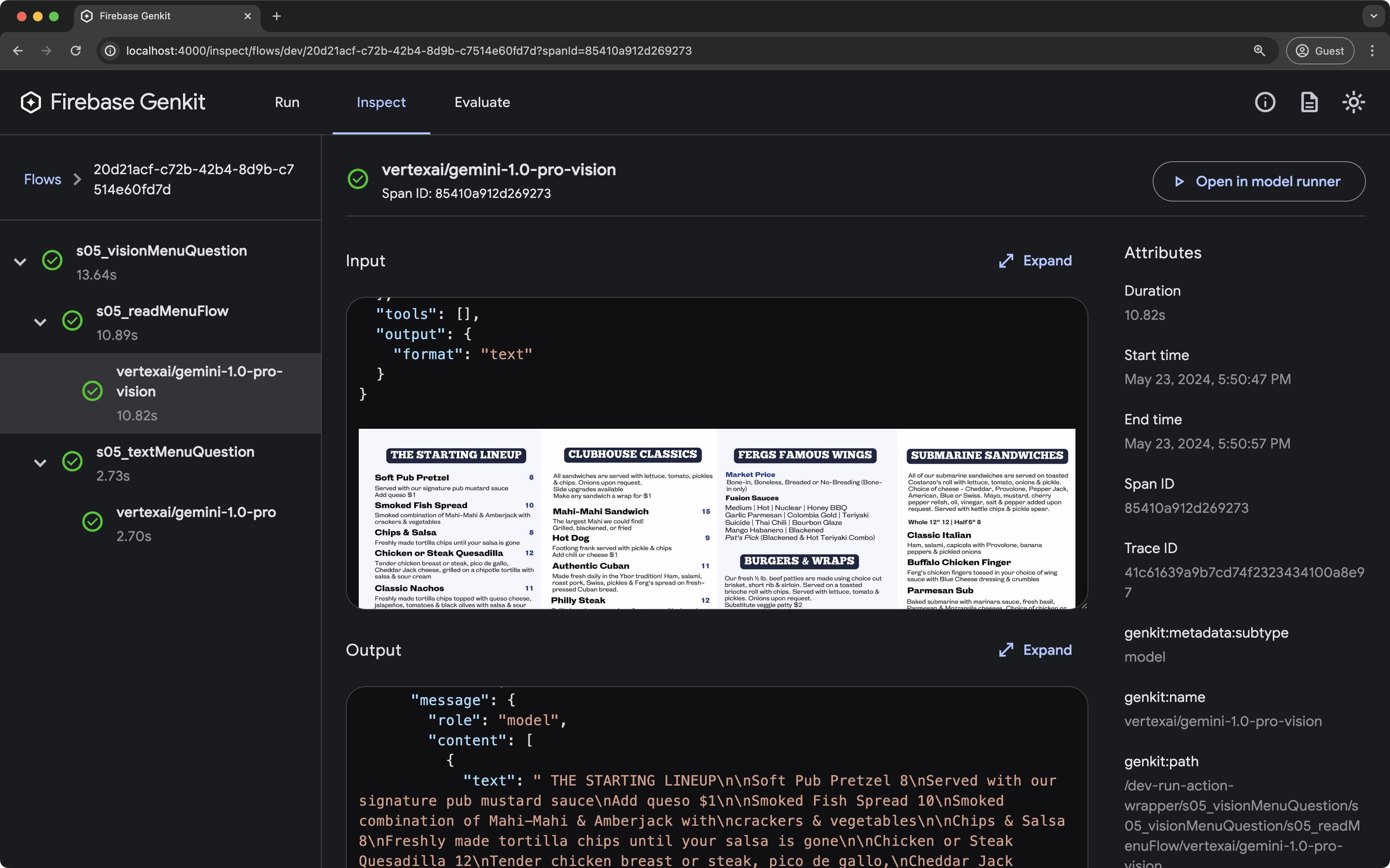 genkit screenshot 2