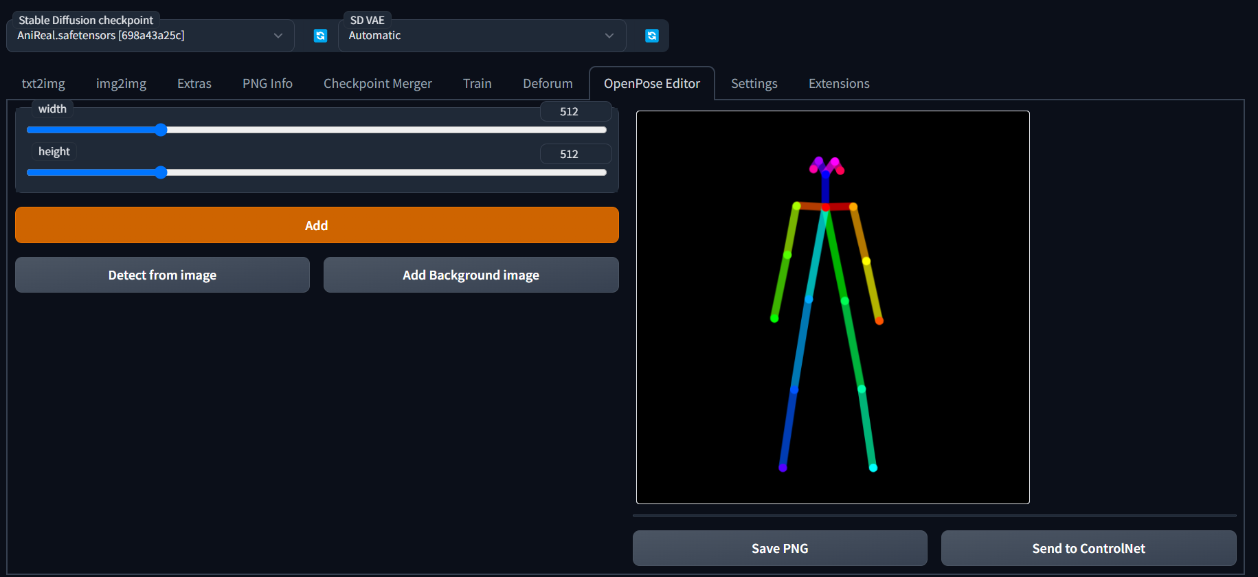 openpose-editor screenshot 1