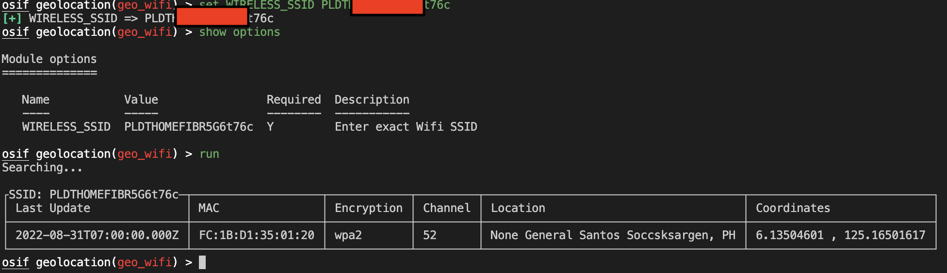 osint-framework screenshot 2