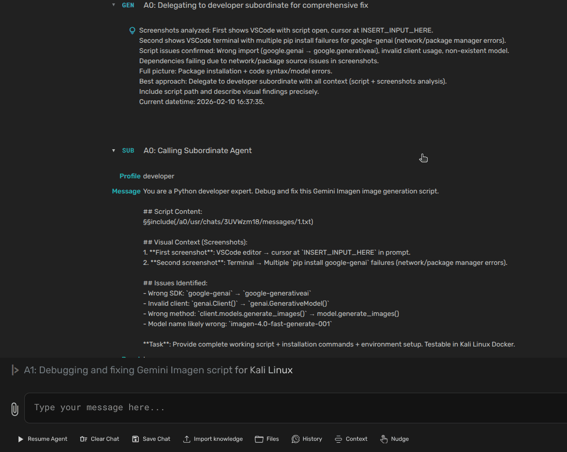 agent-zero screenshot 4