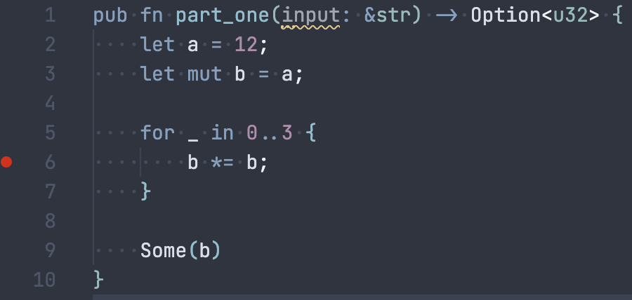 advent-of-code-rust screenshot 2