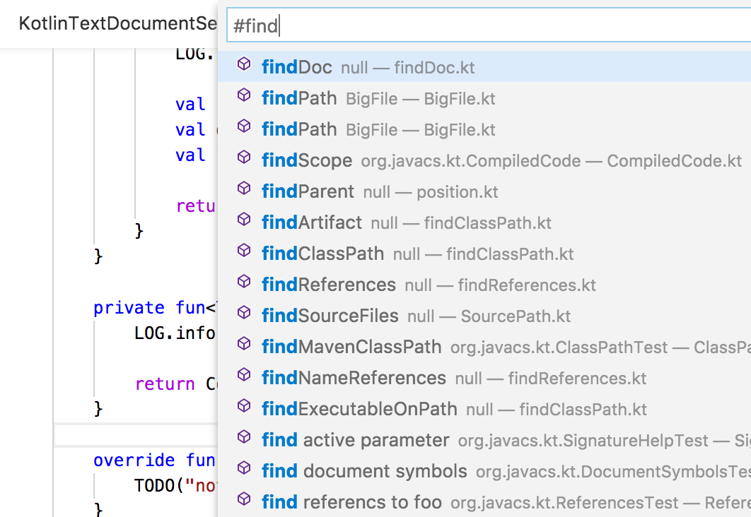 kotlin-language-server screenshot 6